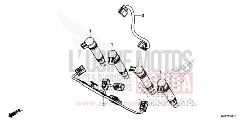 SUB HARNESS CBR1000RAJ de 2018